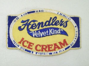 Parche vintage de helado tipo terciopelo Hendlers - Imagen 1 de 2