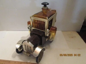 VINTAGE 1918 FORD LIQUER DECANTER MUSIC BOX W/4 SHOT GLASSES. - Picture 1 of 4