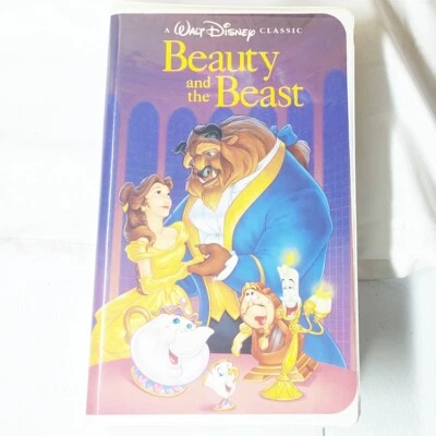 Beauty And The Beast VHS Tape 1992 Walt Disney's Black Diamond Classic 1325 RARE - Image 1 of 4
