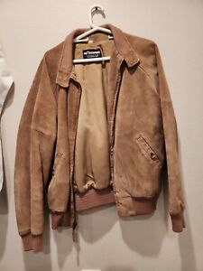 Vintage 70s 80s Nordstrom Brown Suede Leather Jacket