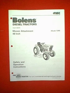 BOLENS ISEKI TRAKTOR 48" BAUCHMÄHER DECK AUFSATZ 1349 BETRIEBSANLEITUNG 2/80 - Bild 1 von 1