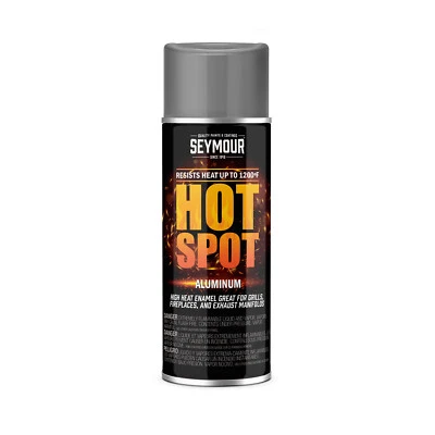 16-1201 Seymour Hot Spot Hi-Heat Resistant Spray Paint, Aluminum (12 oz)