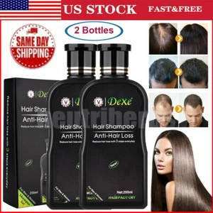 2 Pack Unisex Anti Hair Loss Shampoo Herbal Ginger Hair Growth Treatment 200ml - Picture 1 of 14