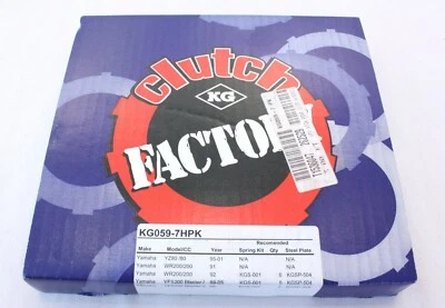 Juego de placas de embrague de alto rendimiento KG para Yamaha WR200 YZF200 YZ80  Foto 1 de 3