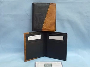 NEBRASKA HUSKERS  Leather BiFold Wallet  NEW  kb fl - Picture 1 of 4