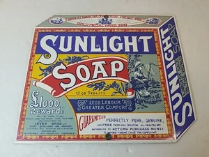 Ande Rooney Sonnenlicht Seife Porzellan emailliert Werbeschild Vintage - Bild 1 von 7