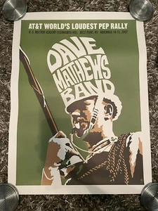 Dave Matthews Band, Concert Poster, West Point, NY November 2007 DMB Tour (AT&T) - Picture 1 of 1