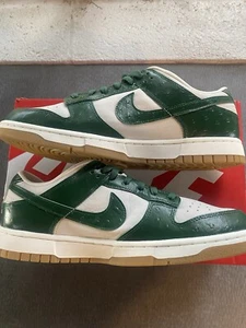 Size 12 - Nike Dunk LX Low Gorge Green Ostrich W - Picture 1 of 3