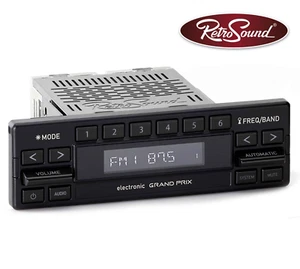 RetroSound Grand Prix, Motor 6 DAB / DAB+, Estilo Años 80 (MB, BMW & Porsche) - Imagen 1 de 8