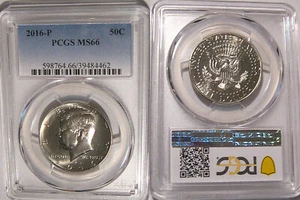 2016 P Kennedy Half Dollar 50c PCGS MS66 - Picture 1 of 2