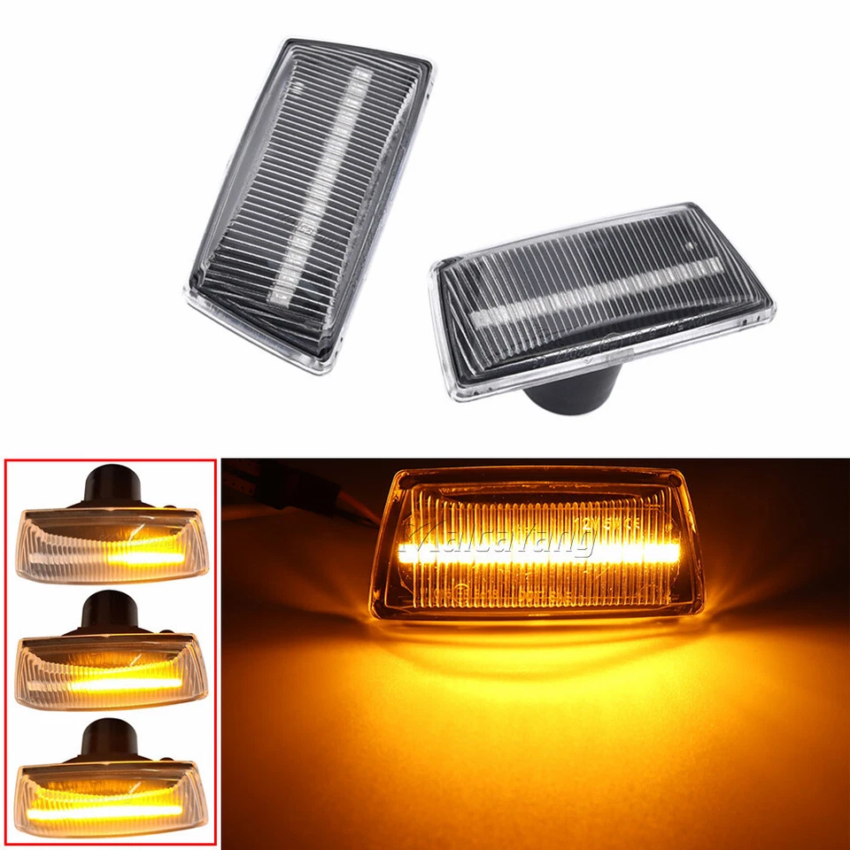 Side Marker Light Dynamic LED For Buick Cascada 13-19 Regal Saturn Aura 07-10 — 第 1/4 张图片