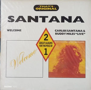 Santana– Welcome/Carlos Santana & Buddy Miles"LiveVinyl 2LPComp UK 1988 EX item - Picture 1 of 5