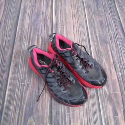 Hoka One One Mujer 6.5 EE. UU. Gris Rojo Speedgoat 2 Trail Running Zapatos Senderismo Foto 1 de 4
