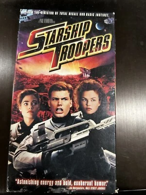 Starship Troopers VHS 1996 Horror Sci-Fi Action Movie Aliens Paul Verhoeven 90's - Image 1 of 3