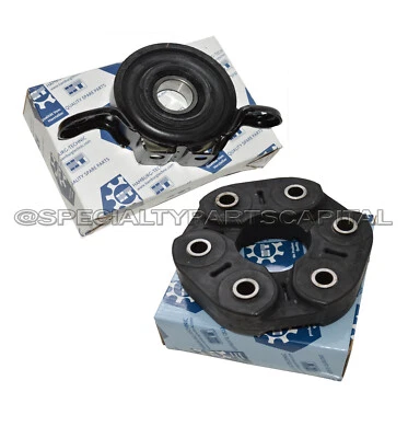 CARDAN DRIVESHAFT CENTER SUPPORT BEARING MOUNT + FLEX DISC for AUDI Q7 SET 2 - Image 1 of 4