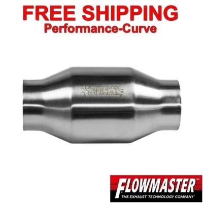 2.5" Flowmaster Cat Converter High Flow Stainless Metallic 200 Cell - Image 1 of 4