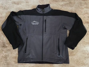Storm Creek Mens Full Zip Fleece Lined Lightweight Jacket Black Gray Size 2XL - Picture 1 of 12