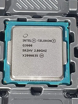 Intel Celeron G3900 Tray (SR2HV) Socket 1151, 14nm (4Stück/1st 19,95€)_0,01_6 UR - Bild 1 von 2