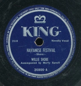 78tk-novelty-KING 36806-Willie Shore-(Havanese Festival/Jake is a fake) - Picture 1 of 2