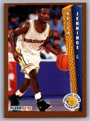 1992-93 Fleer #341 Keith Jennings - Image 1 of 2