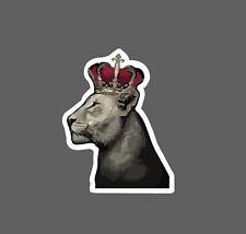 Lioness Sticker Crown Royalty Waterproof - Buy Any 4 For $1.75 EACH Storewide!