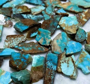!Old Bell Corinthian Turquoise slabs! 21 grams🔥SLASHED! FEVERISHLY HOT SALE! 🔥 - Picture 1 of 11