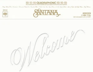 New SANTANA -WELCOME- 7inch EP SIZE SLEEVE from Japan - Picture 1 of 2