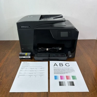HP OfficeJet Pro 8715 All-in-one Color Printer Tested Low Page Count 365 - Image 1 of 4