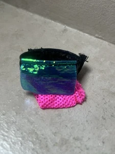 1990er OCEAN FRIENDS Barbie Puppe rosa Tauchen-BAUCHTASCHE Netz TAILLE GÜRTELTASCHE - Bild 1 von 2