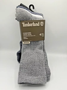 Timberland 4 pares de calcetines acolchados con talón y puntera reforzados LANA PARA HOMBRE - Imagen 1 de 7