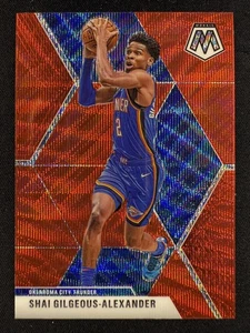 2019-20 Panini Mosaic #133 Shai Gilgeous-Alexander Red Wave Prizm - Picture 1 of 2