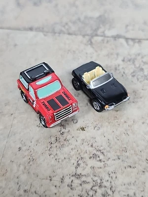 Micro Machines Galoob Black FERRARI Spider Convertible And  Chevy Blazer VTG 80s - Image 1 of 4
