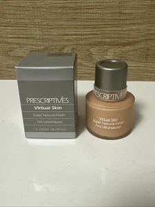 Prescriptives Virtual Skin Super Natural Finish Makeup Foundation Real Cameo 18 - Picture 1 of 5