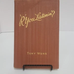 'R' You Listenin'? von Tony Wons 1931 Hardcover 1. Auflage. Top Zustand - Bild 1 von 11