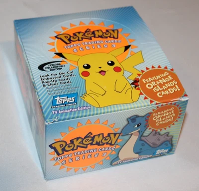 Empty 2000 Pokemon Topps Series 3 Booster Display Box NICE Sharp Collectible HTF - Image 1 of 4
