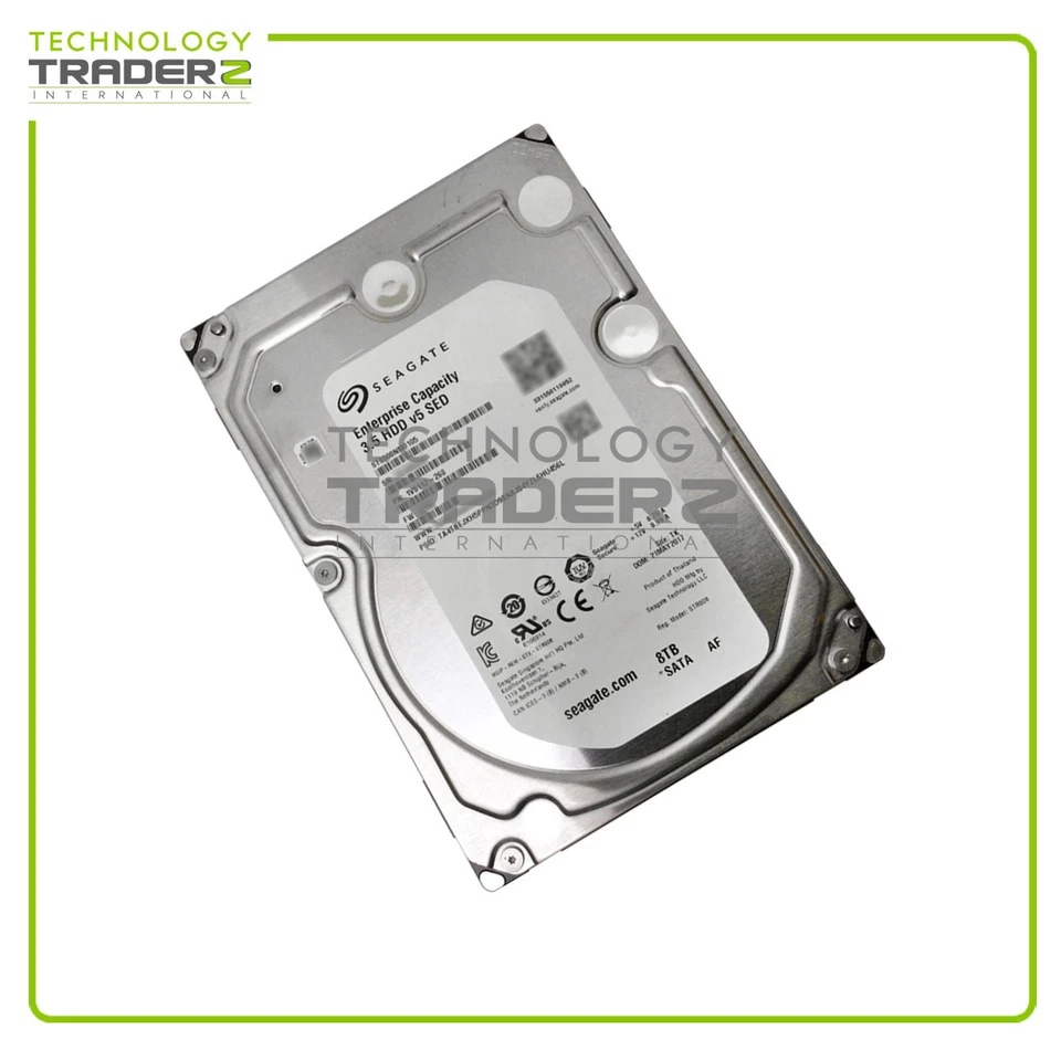 ** ST8000NM0105 Seagate 8TB 6Gbps 7.2K SATA 3.5" 256MB Hard Drive ** - Image 1 of 1
