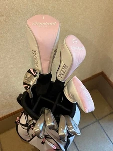 Cleveland BLOOM Ladies Golf Club Set 8pcs Pink Driver Fairway Iron Used - Picture 1 of 17