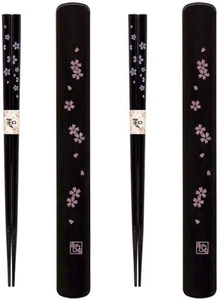 3643, Portable Chopsticks with Case Reusable Chinese Korean Japanese Bamboo T... - Picture 1 of 4
