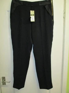 NEU MIT ETIKETT £79 COAST GRÖSSE 14 KURZE SCHWARZE DAMENHOSE ELEGANT L28" "MADRID" - Bild 1 von 3