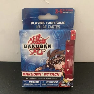 Bakugan Battle Brawlers Attack Playing Card & Dice Game Set 2008 NEW  - Picture 1 of 4