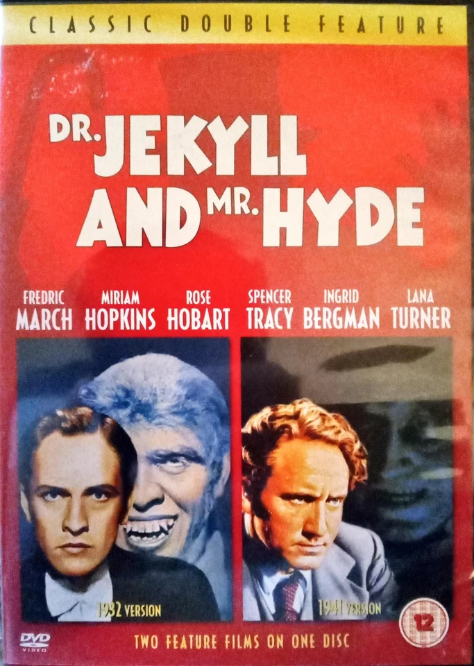 Dr. Jekyll And Mr. Hyde DVD Classic Double Feature 1932 + 1941 Version - Image 1 of 1