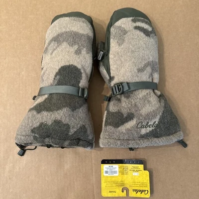 Cabelas Wooltimate Wool Blend Camo Gloves Size Large $69.99 Tags - Image 1 of 4