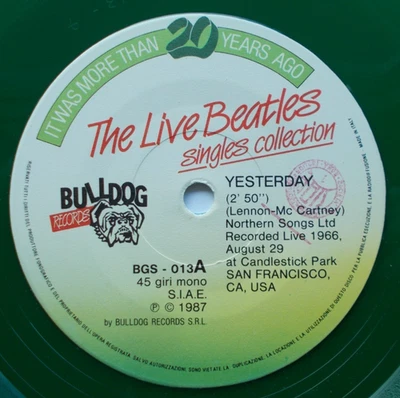 The BEATLES "Live" Yesterday★Nowhere Man★Rare - Bild 1 von 4