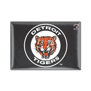 TWO (2) DETROIT TIGERS, 2.5" X 3.5" METAL MAGNETS FROM WINCRAFT - Picture 1 of 2