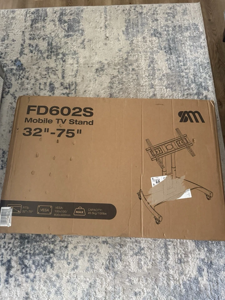 Solid As Mountain Mobile TV Stand 32-75inch - Image 1 of 4