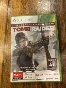 Tomb Raider Game of the Year Edition Xbox 360 Game + Manual PAL VGC Free Post - Picture 1 of 3