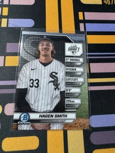 2024 Bowman Draft Hagen Smith Chicago White Sox #BDN-4 Draft Night - Picture 1 of 4