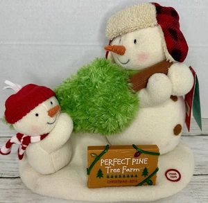 Peluche Hallmark Jingle Pals perfecto pino granja canta movimientos muñeco de nieve 2014 funciona - Imagen 1 de 14