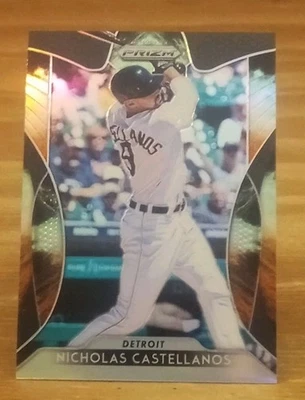 2019 Panini Prizm Prizms Cosmic Haze Nicholas Castellanos Detroit Tigers  - Image 1 of 3