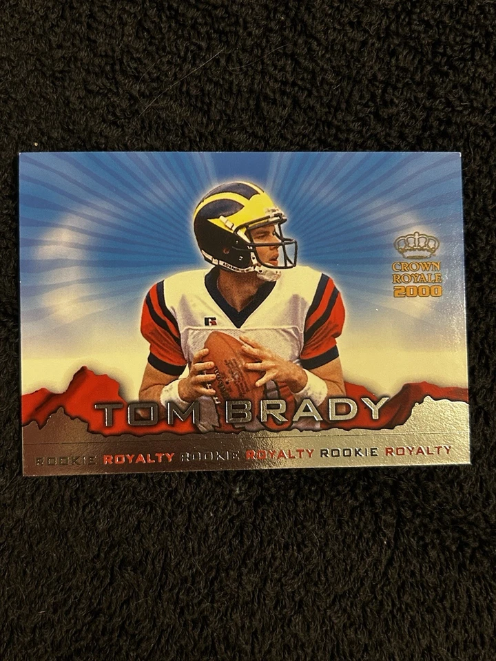 2000 Crown Royal Tom Brady Rookie Royalty Pacific Trading Cards #2 - Imagem 1 de 4